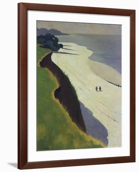 La Falaise De La Greve Blanche, 1913-Felix Vallotton-Framed Giclee Print