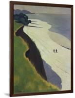 La Falaise De La Greve Blanche, 1913-Felix Vallotton-Framed Giclee Print