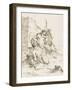 La Famiglia Del Satiro Con L'Obelisco-Giovanni Battista Tiepolo-Framed Giclee Print