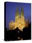 La Familia Cathedral, Barcelona, Spain-Jon Arnold-Stretched Canvas