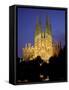 La Familia Cathedral, Barcelona, Spain-Jon Arnold-Framed Stretched Canvas