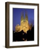 La Familia Cathedral, Barcelona, Spain-Jon Arnold-Framed Photographic Print