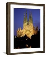 La Familia Cathedral, Barcelona, Spain-Jon Arnold-Framed Photographic Print