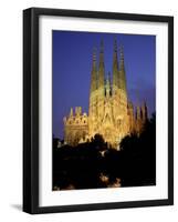 La Familia Cathedral, Barcelona, Spain-Jon Arnold-Framed Photographic Print