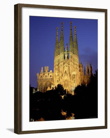 La Familia Cathedral, Barcelona, Spain-Jon Arnold-Framed Photographic Print