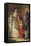 'La Familia de Carlos IV (Grupo central)', (The Family of Charles IV), 1800, (c1934)-Francisco Goya-Framed Stretched Canvas