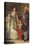 'La Familia de Carlos IV (Grupo central)', (The Family of Charles IV), 1800, (c1934)-Francisco Goya-Stretched Canvas