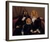 La Famille Content-Thierry Poncelet-Framed Premium Giclee Print
