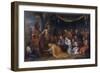 La Famille de Darius aux pieds d'Alexandre dit "la tente de Darius"-Charles Le Brun-Framed Giclee Print