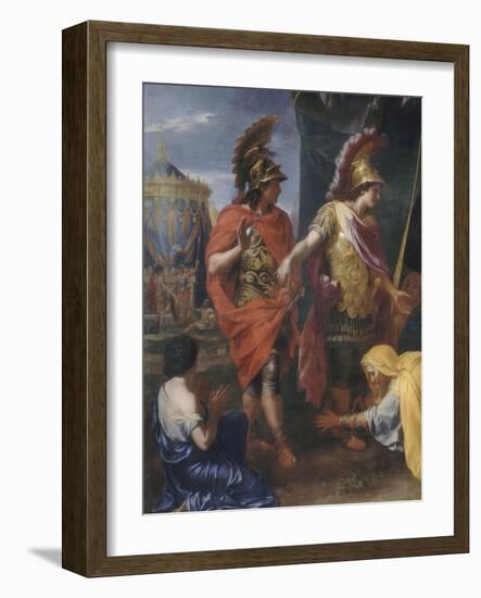 La Famille de Darius aux pieds d'Alexandre dit "la tente de Darius"-Charles Le Brun-Framed Giclee Print