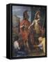 La Famille de Darius aux pieds d'Alexandre dit "la tente de Darius"-Charles Le Brun-Framed Stretched Canvas