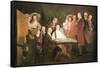 La Famille De L Infant Don Louis-Francisco de Goya-Framed Stretched Canvas