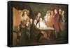 La Famille De L Infant Don Louis-Francisco de Goya-Framed Stretched Canvas