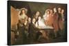 La Famille De L Infant Don Louis-Francisco de Goya-Stretched Canvas