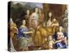 La Famille de Louis XIV en 1670 représentée en Travestis mythologiques-Jean Nocret-Stretched Canvas