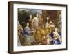 La Famille de Louis XIV en 1670 représentée en Travestis mythologiques-Jean Nocret-Framed Giclee Print