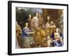 La Famille de Louis XIV en 1670 représentée en Travestis mythologiques-Jean Nocret-Framed Giclee Print