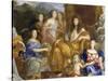 La Famille de Louis XIV en 1670 représentée en Travestis mythologiques-Jean Nocret-Stretched Canvas
