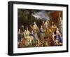 La Famille de Louis XIV en 1670 représentée en Travestis mythologiques-Jean Nocret-Framed Giclee Print