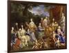 La Famille de Louis XIV en 1670 représentée en Travestis mythologiques-Jean Nocret-Framed Giclee Print