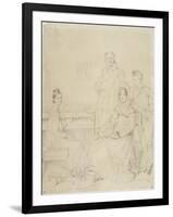 La famille Stamaty-Jean-Auguste-Dominique Ingres-Framed Giclee Print