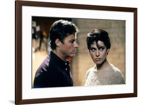 La feline CAT PEOPLE by Paul Schrader with John Heard and Nastassja Kinski, 1982 (photo)-null-Framed Photo