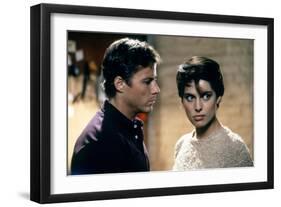 La feline CAT PEOPLE by Paul Schrader with John Heard and Nastassja Kinski, 1982 (photo)-null-Framed Photo