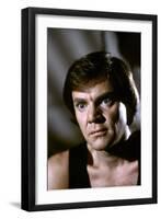 La feline CAT PEOPLE by Paul Schrader with MALCOLM MCDOWELL, 1982 (photo)-null-Framed Photo