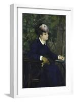 La Femme a La Mouette, 1868-Pierre-Auguste Renoir-Framed Giclee Print