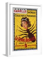 La Femme Araignee Poster-null-Framed Giclee Print