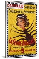 La Femme Araignee Poster-null-Mounted Giclee Print