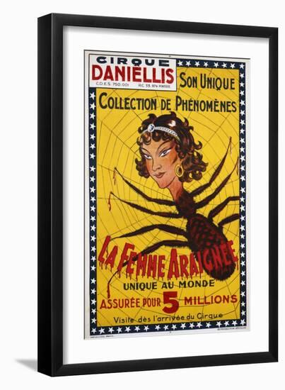 La Femme Araignee Poster-null-Framed Premium Giclee Print