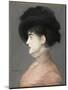 La femme au chapeau noir : portrait d'Irma Brunner la Viennoise-Edouard Manet-Mounted Giclee Print