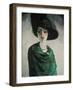 La Femme au Chapeau Noir-Kees van Dongen-Framed Art Print