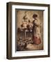 'La Femme Au Poulet', c1921-Armand Coussens-Framed Giclee Print