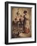 'La Femme Au Poulet', c1921-Armand Coussens-Framed Giclee Print