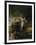 La Femme au Puits-Jean-François Millet-Framed Premium Giclee Print