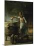 La Femme au Puits-Jean-François Millet-Mounted Premium Giclee Print