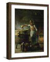 La Femme au Puits-Jean-François Millet-Framed Giclee Print