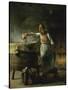 La Femme au Puits-Jean-François Millet-Stretched Canvas