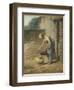 La femme au puits-Jean-François Millet-Framed Giclee Print