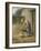 La femme au puits-Jean-François Millet-Framed Giclee Print