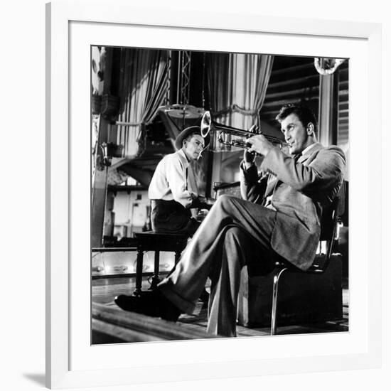 La Femme Aux Chimeres, Young Man with a Horn, Kirk Douglas, 1950-null-Framed Photo