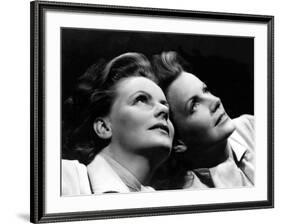 La Femme aux deux Visages TWO-FACED WOMAN by George Cukor with Greta Garbo, 1941 (b/w photo)-null-Framed Photo