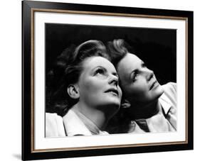 La Femme aux deux Visages TWO-FACED WOMAN by George Cukor with Greta Garbo, 1941 (b/w photo)-null-Framed Photo