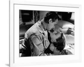 La Femme aux deux Visages TWO-FACED WOMAN by George Cukor with Melvin Douglas and Greta Garbo, 1941-null-Framed Photo