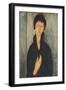 La femme aux yeux bleus-Amedeo Modigliani-Framed Giclee Print