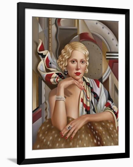 La Femme En Soie-Catherine Abel-Framed Giclee Print