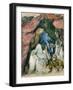 La femme etranglee-the strangled woman, 1870-1872 Canvas, 31 x 25 cm R. F.1973-11.-Paul Cezanne-Framed Giclee Print