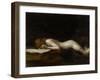 La femme qui lit : La Liseuse (recto)-Jean Jacques Henner-Framed Giclee Print